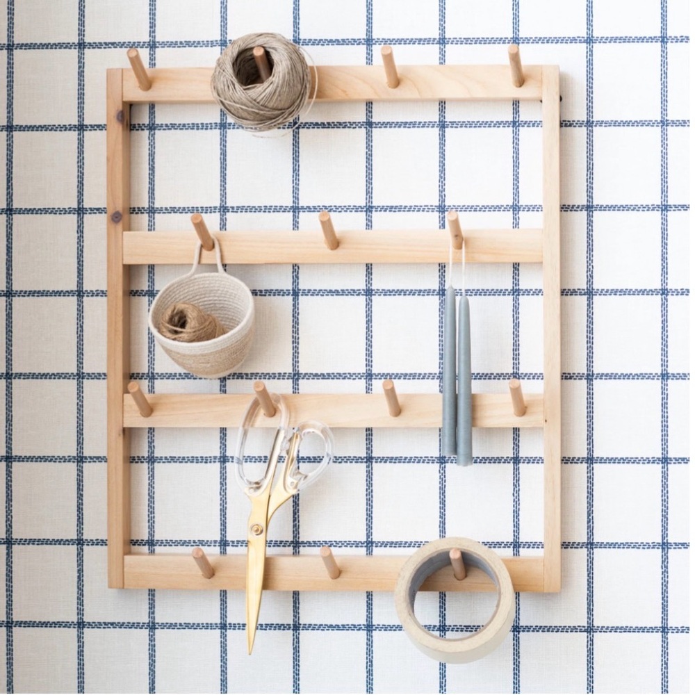 Magnolia by Joanna Gains - Wooden Mug Rack Small natural pine wood